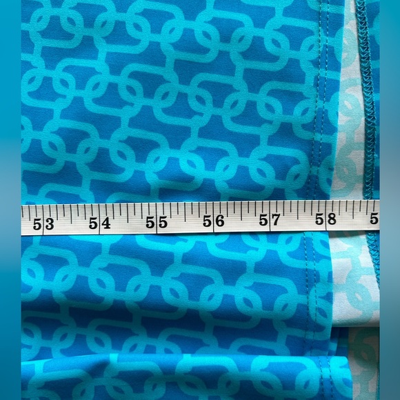 Jude Connolly size medium Maxi Dress, pattern blue - Picture 8 of 9